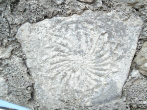 La "Spirale" scoperta nel centro storico di Ceccano dal ricercatore Mario Tiberia - foto G. Pavat