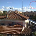 Esclusivo!! Oggetto volante fotografato nel cielo di Torpignattara  – Roma.