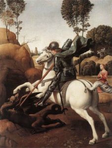 10 Raffaello - S Giorgio e il drago - National Gallery Washington