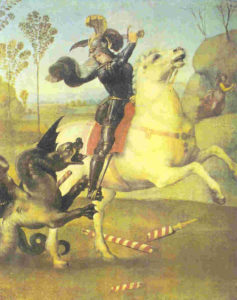 9 Raffaello - S Giorgio e il drago - Parigi - Louvre