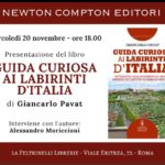 ROMA, MERCOLEDÌ 20 NOVEMBRE – PRESENTAZIONE DEL NUOVO LIBRO DI GIANCARLO PAVAT!